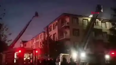 Apartman Çatısında Yangın!