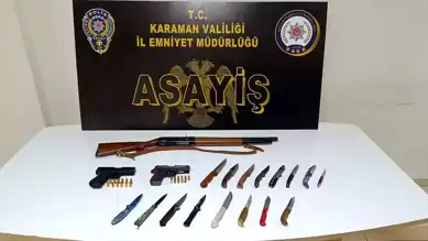 Karaman'da 55 Şüpheli Gözaltına Alındı