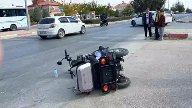 Şehir Merkezinde Bisiklet Kazası: Yaşlı Kadın Yaralı