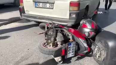 Motosiklet Kazası: Yaralı Var!
