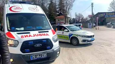 Karaman'da Motosiklet Kazası: Yaralı Sürücü Hastanede