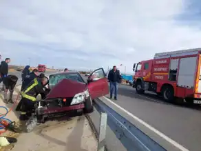 Karaman'da Trafik Kazası: 4 Yaralı