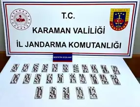 Karaman'da Uyuşturucu Operasyonu: 246 Hap Ele Geçirildi