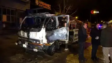 Karaman'da Kurtarıcı Kamyonet Kundaklandı, 3 Gözaltı