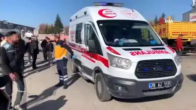 Karaman'da Motosiklet Kazası: Sürücü Yaralandı