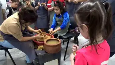 Özel Eğitim Öğrencileri Çömlek Atölyesinde Buluştu